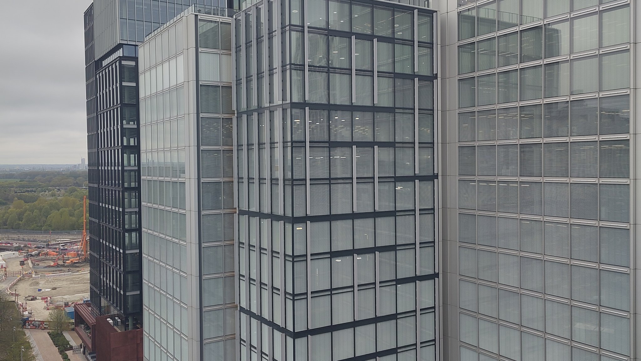 The glass and steel facade of 12 Endeavour Square in Stratford, east London, the building that houses the Financial Conduct Authority.